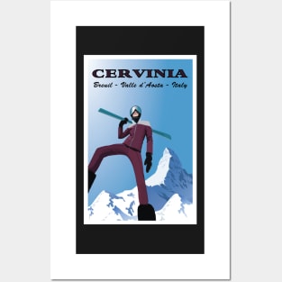 Cervinia,Breuil,Valle d’Aosta,Italy Posters and Art